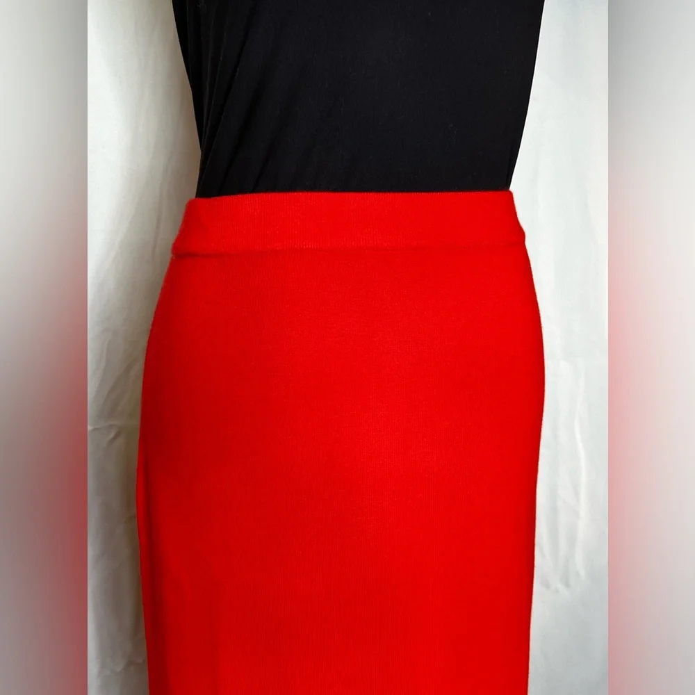 NWT Gretchen Scott Slimming Red Sailor Skirt Size Lg - Picture 4 of 15